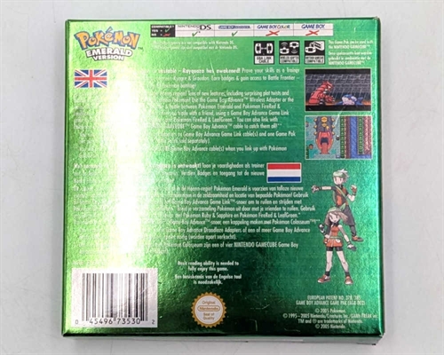 Pokemon Emerald - Komplet I Æske - Gameboy Advance Spil (B Grade) (Genbrug)